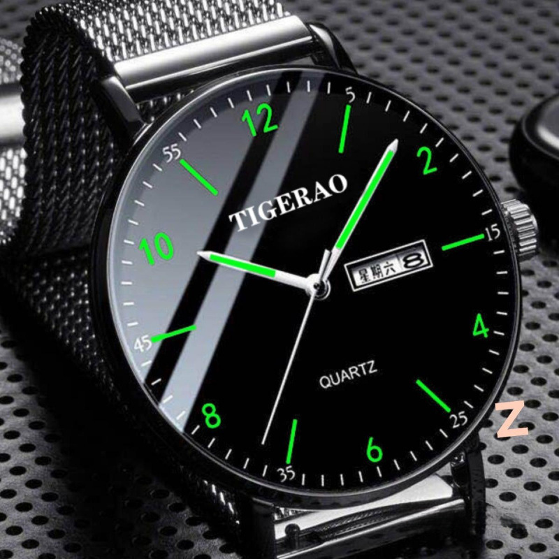 Swiss Fully Automatic Mechanical Watch Men's Student Korean Version Fashion Trendy Dual Calendar Waterproof Luminous Free Shipping Wholesale
