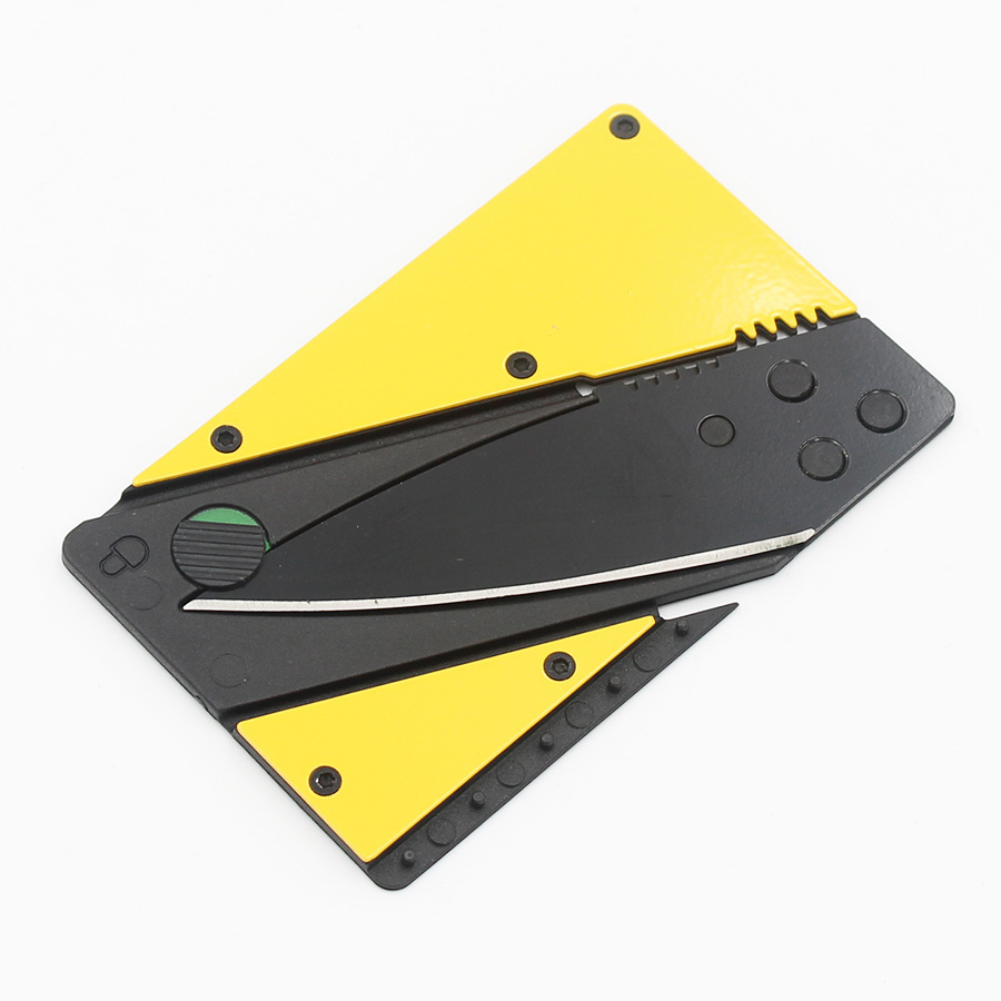 【厂家】供应折叠式加钢户外卡片刀 多功能信用卡刀 工具卡