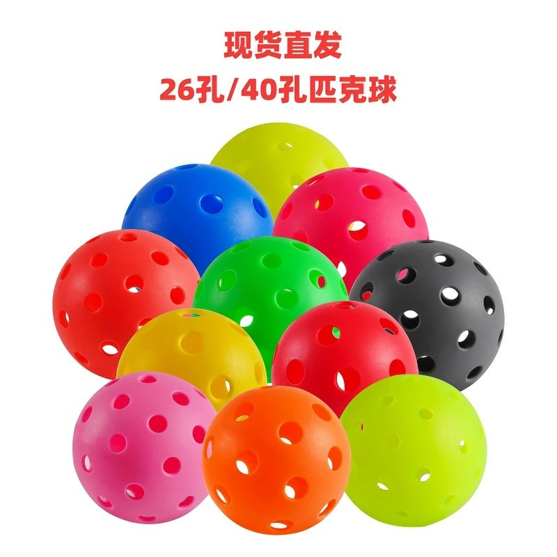 Picklebal 26 отверстий 40 отверстий, устойчивые к ударам Pickball, литьевые шарики TPE74MM, сверхтвердые шарики для ротационного формования с отверстиями