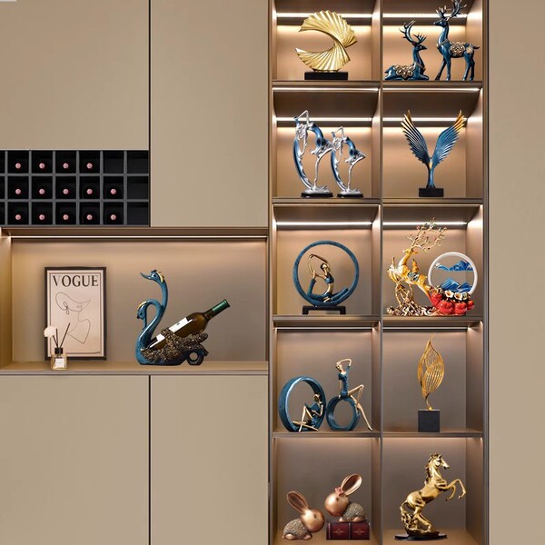 Modern living room decorative decoration home character TV cabinet…