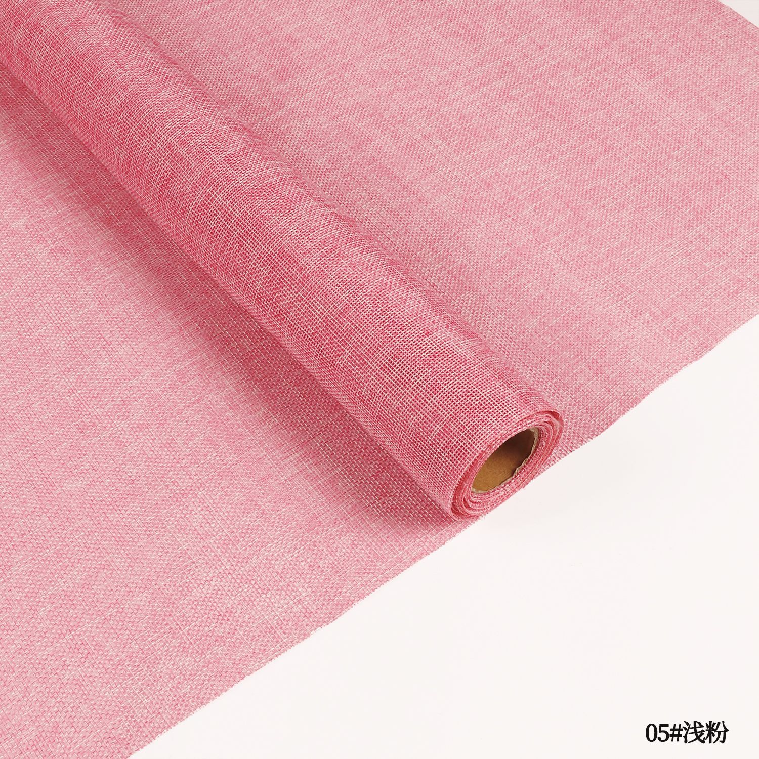 Papel de embalaje de lino colorido al por mayor lino material de embalaje de flores floral papel de embalaje de flores