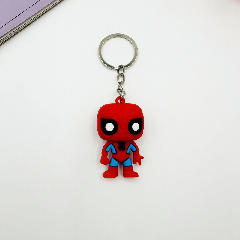 新しいマーベルキーホルダーペンダントアメイジングスパイダーマンキーホルダーペンダントアベンジャーズキーホルダー人形|undefined