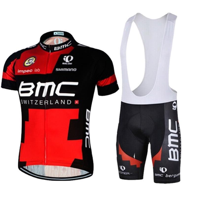 BMC summer fleet version men's tight sweat-wicking breathable mountain road bike short sleeve cycling clothes suit wholesale