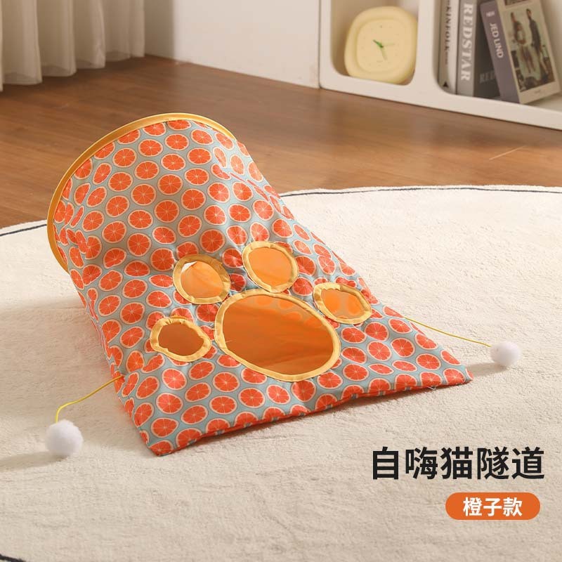 Nido para gatos disponible en cuatro estaciones, nido para mascotas redondo, túnel para gatos, nido para gatos, juguete para gatos