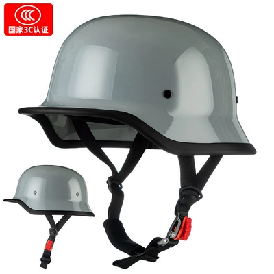 Motosiklet kaskı (dəbilqə) – half helmet motorcycle helmet summer - cement-ash-m