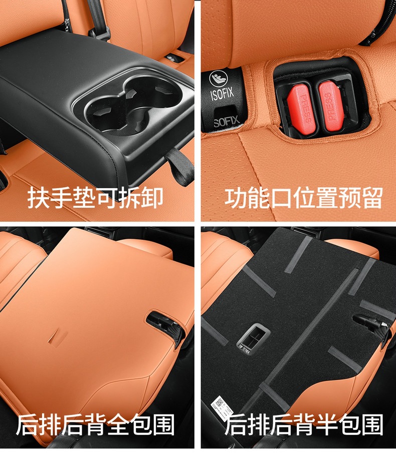 2026 Haval Menglong PLUS five-seater perforated leather breathable and wear-resistant car seat cushion full-cover specialized seat cover