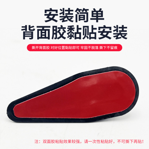 Car modification accessories EVO style pointed tip adhesive universal shark fin roof tail car antenna