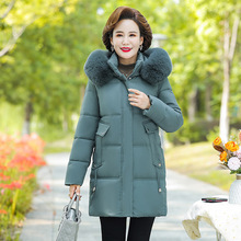 中年妈妈棉服冬季2023款本命年袄子中老年女羽绒棉衣冬装保暖外套