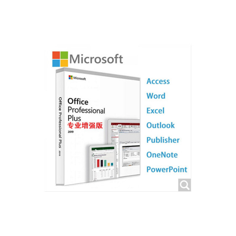 Microsoft Genuine Software office2019 Professional Edition/Professional Enhanced Edition Color Package Including Tax