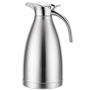 Stainless Steel Insulated Water Kettle 201 Food Grade Commercial Soup Bottom Hot Water Bottle 2L Large Capacity Hotel Gift Pot Clearance