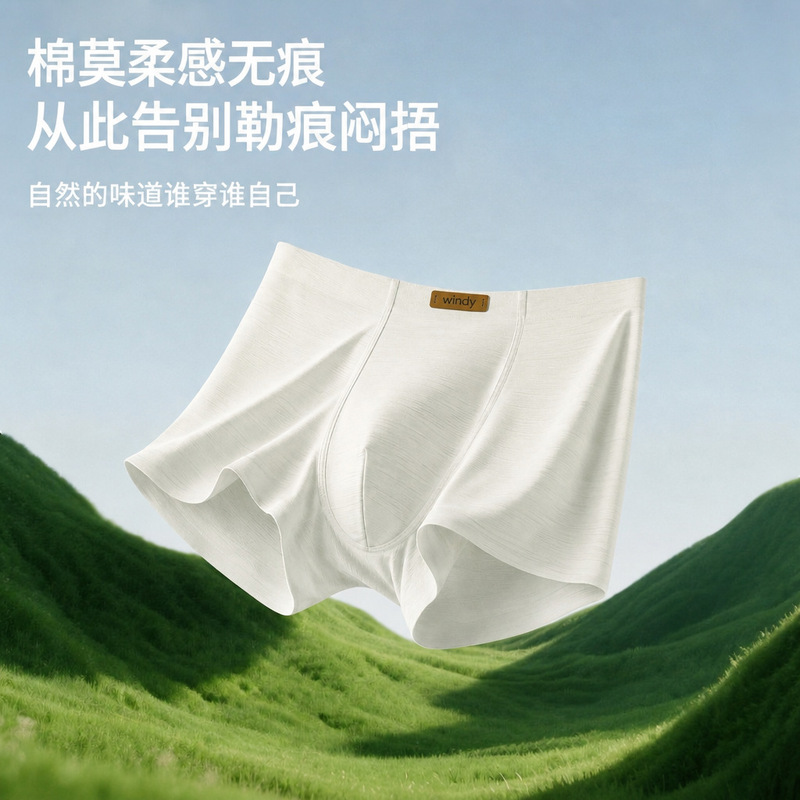 New Style Milk Silk Ice Silk Men's Underwear 10A Antibacterial Mulberry Silk Boxer Briefs Seamless High Elasticity Luxury Men's Underwear New Style Milk Silk Ice Silk Men's Underwear 10A Antibacterial Mulberry Silk Boxer Briefs Seamless High Elasticity Luxury Men's Underwear