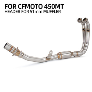 Suitable for Motorcycle Modification Chunfeng 450Mt Motorcycle Exhaust Pipe Stainless Steel Modified 450Mt Exhaust Pipe