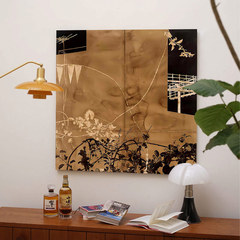 Mysterious Sea Mirage Living Room Decor Painting Sofa Background Restaurant Entrance Background Wall Floor Standing Frameless Painting