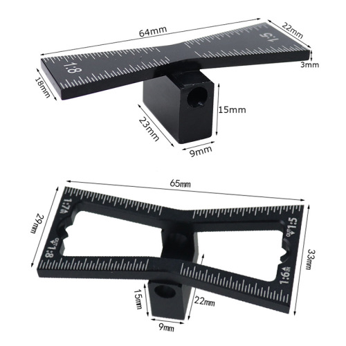 Woodworking dovetail guide, line drawing guide, dovetail template guide, manual tenoning tool auxiliary tool