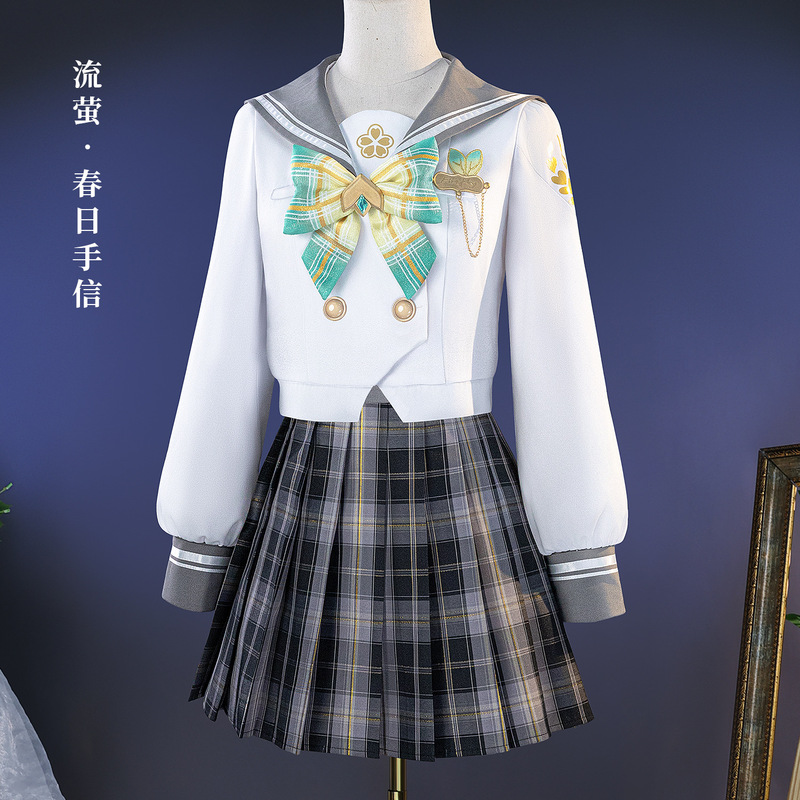 流萤春のお土産 cos 服崩壊星空鉄道流萤コスプレ二次元衣装フルセット女性クロスボーダー|undefined