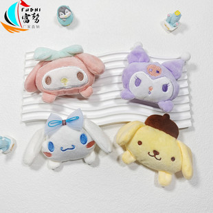 Japanese plush doll brooch cute Sanlou Kuromine pudding dog Mileti clothes bag decoration doll
