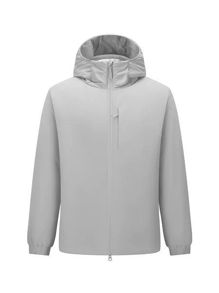 New lightweight graphene cotton jacket for men, autumn and winter new model, water-resistant, windproof, warm, hooded cotton coat for couples, men and women