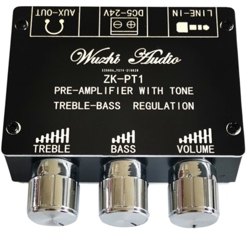 Audio蓝牙5.0解码板双声道立体声低噪声高低音调前级模块 PT1