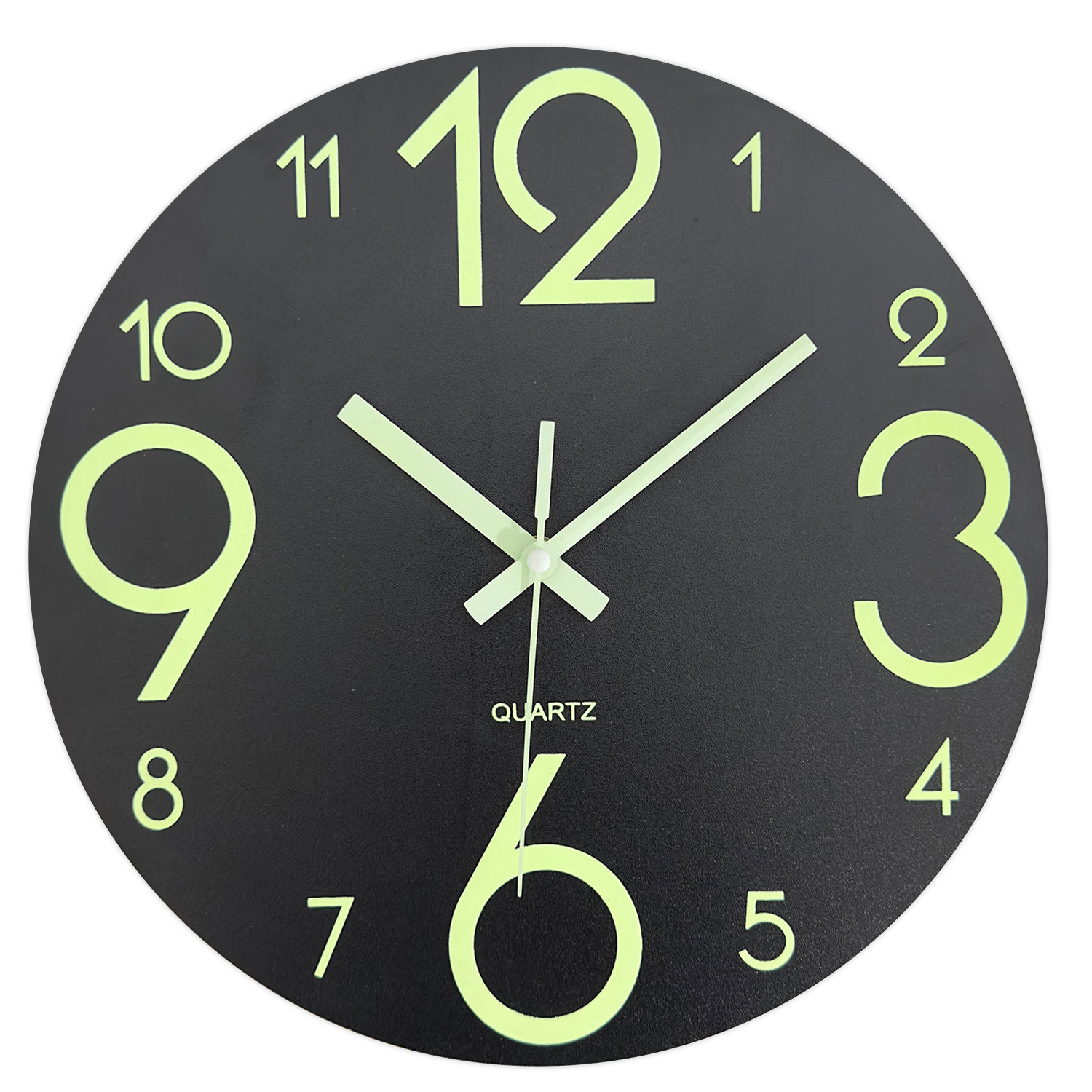 12 pulgadas 30cm luminoso digital simple reloj de madera hogar sala de estar decoración reloj mudo Reloj de pared al por mayor