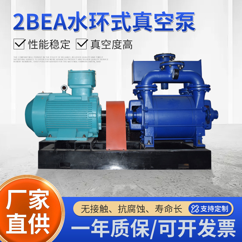 水环式2BEA系列抽真空机负压泵高真空抽气小型防爆泵工业用真空泵