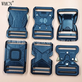 Cross-Border Hot Selling Men's Tactical Buckle Belt Buckle Plastic Belt Buckle X-Shaped Buckle Cobra Adjustment Buckle 38mm