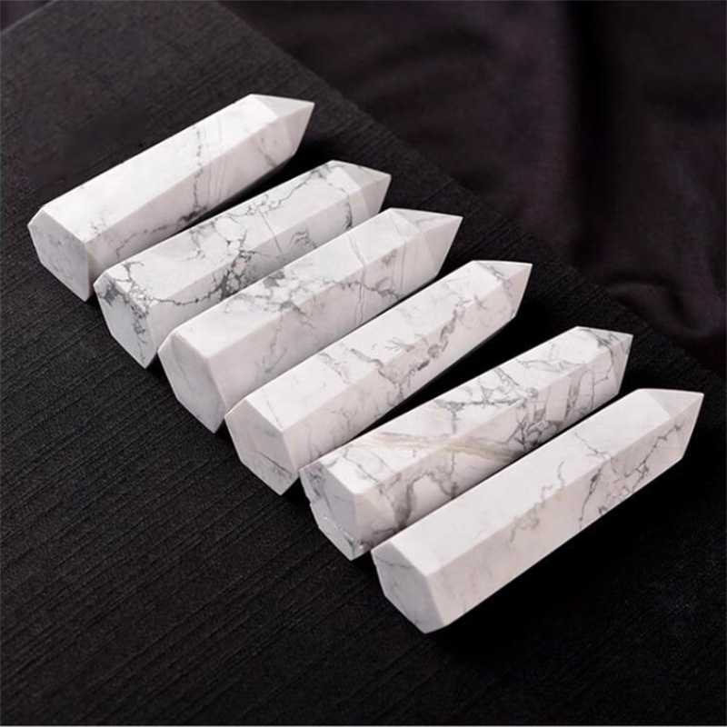 天然紫水晶黒曜石単双尖水晶柱六角柱原石磨き置物ホームリビングオフィス