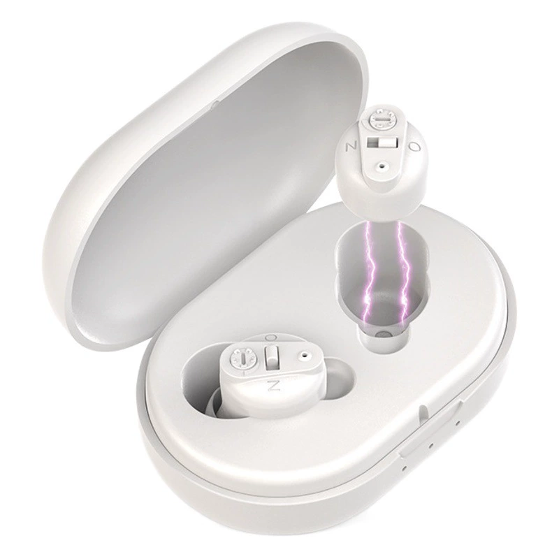 Магнитный зарядный чехол-усилитель для слуховых аппаратов с функцией шумоподавления для пожилых людей, оптом, в наличии