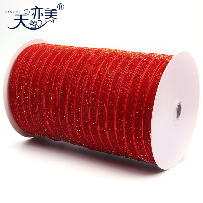 Todo tipo de cinta de terciopelo de oro rojo de los Niños Accesorios de pelo festivo arco de color cebolla terciopelo cinta accesorios de ropa