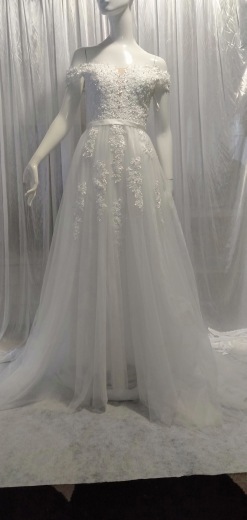 El Comercio exterior europeo y americano de Amazon AliExpress desea el nuevo vestido de noche de las mujeres vestido de novia vestido de encaje fuera del hombro