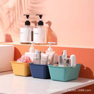 Office desktop storage box small mini plastic storage box drawer compartment Square Sundries storage box