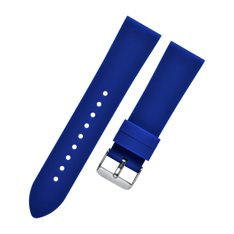Correa de silicona para reloj inteligente universal Correa de reloj de cabeza plana impermeable deportiva Adecuado para pulsera Xiaomi Correa de muñeca de silicona