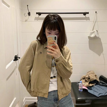 RL老干部秋季小马标刺绣经典长袖上衣男女同款老钱风POLO领夹克外