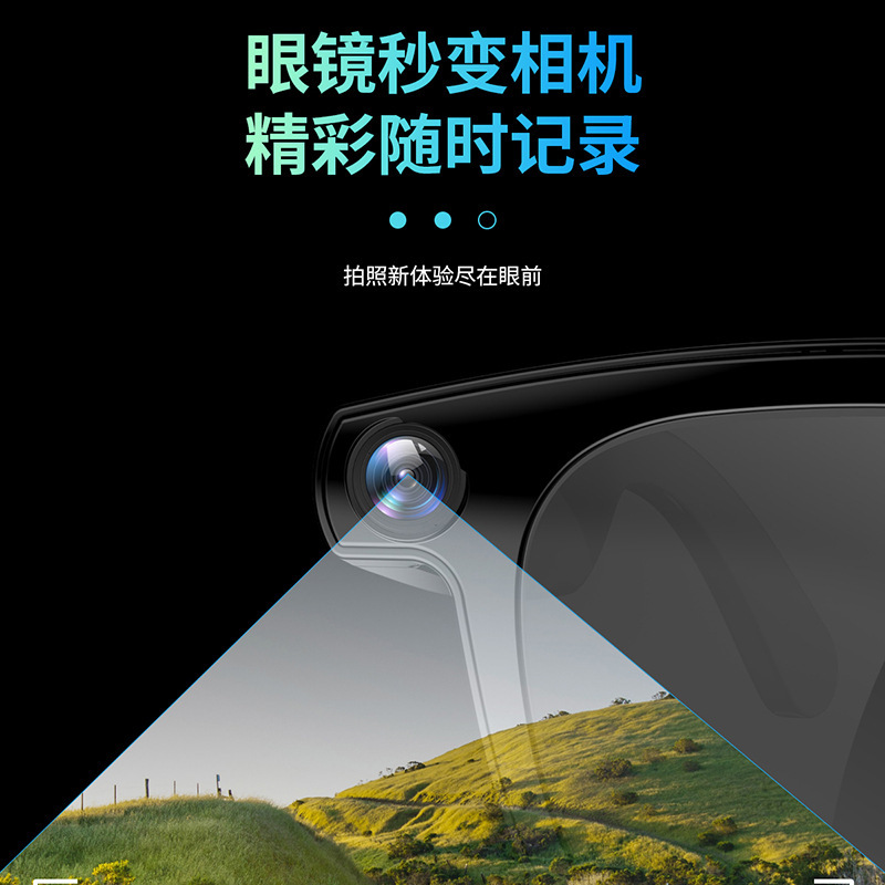 AI智能眼镜黑科技AI识物高清拍照录像实时翻译蓝牙通话听歌|undefined