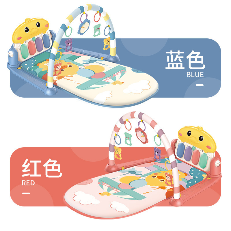 Venta caliente transfronteriza estante de fitness para bebés juguetes música para bebés piano de pedal para bebés de 0-18 meses