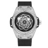 Fashionable quartz swiss watch, city style, wholesale, diamond encrusted