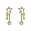 Retro silver needle, earrings from pearl, silver 925 sample, wholesale