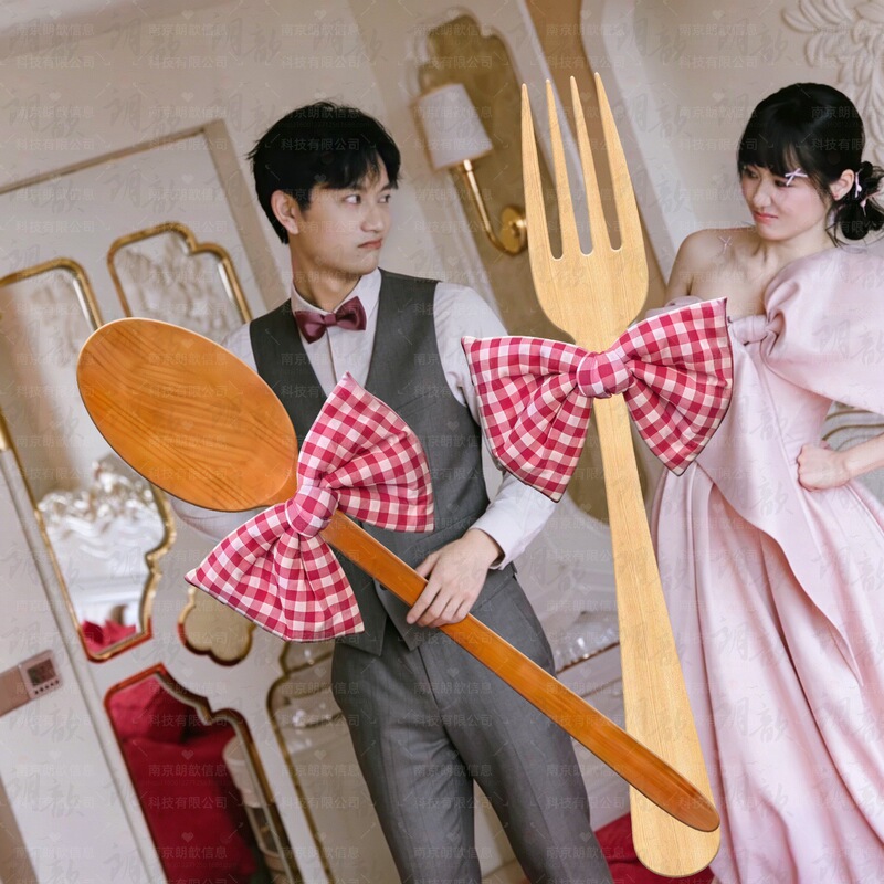Engagement Photo Props: Oversized Spoons and Forks, Foam Board Photo Props, Handheld Items for Certificate Photos Engagement Photo Props: Oversized Spoons and Forks, Foam Board Photo Props, Handheld Items for Certificate Photos