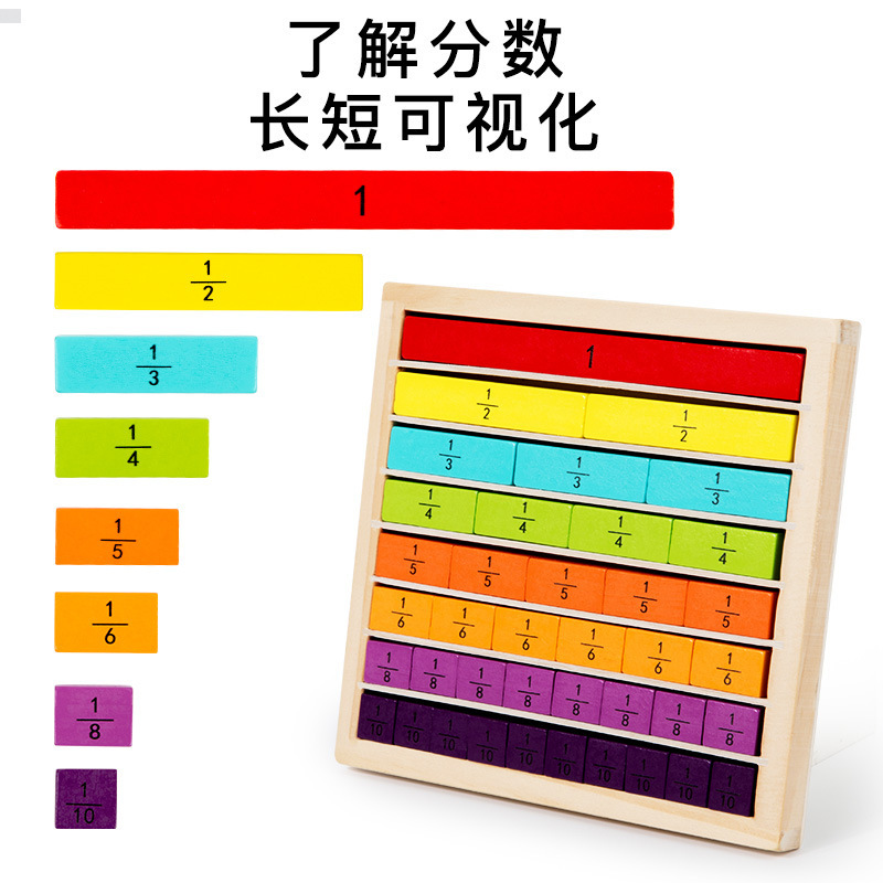 Rompecabezas de madera para niños Matemáticas Rompecabezas de descomposición de números de madera