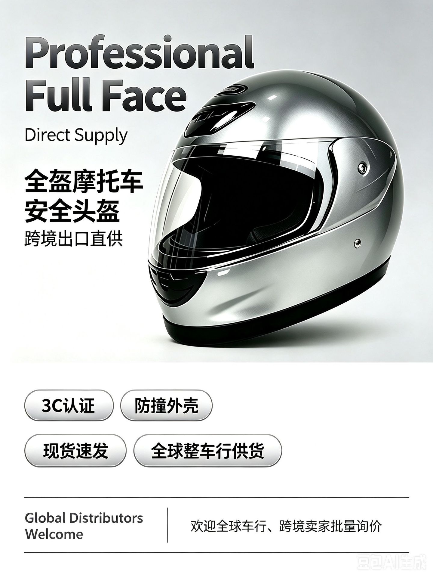 Motorcycle helmet for men, full-face helmet, suitable for winter and electric vehicles, universal for all seasons, motorcycle safety helmet, export helmet