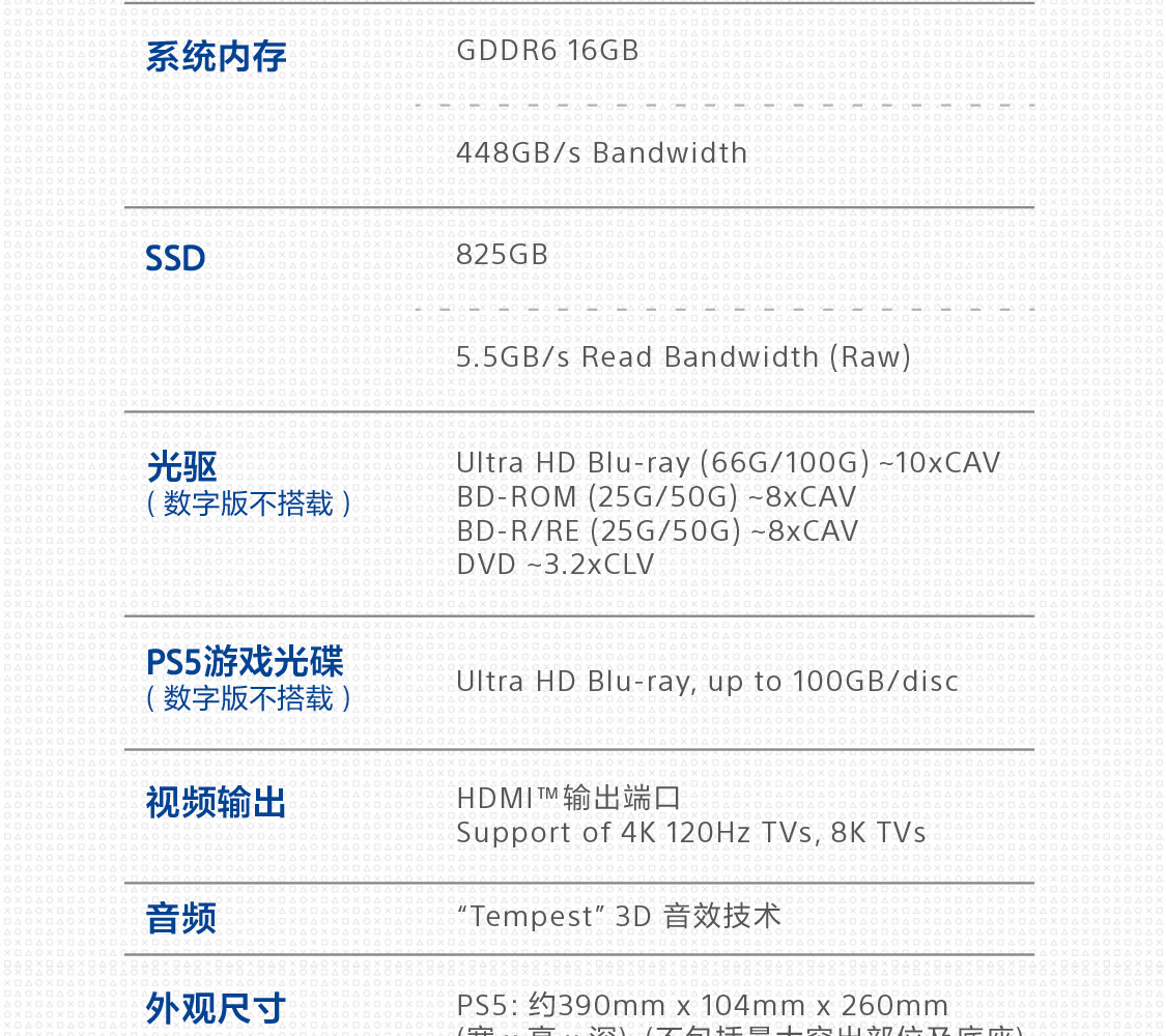 原装正品PS5游戏主机  PlayStation®5 PlayStation5国行光驱版游戏机 详情16