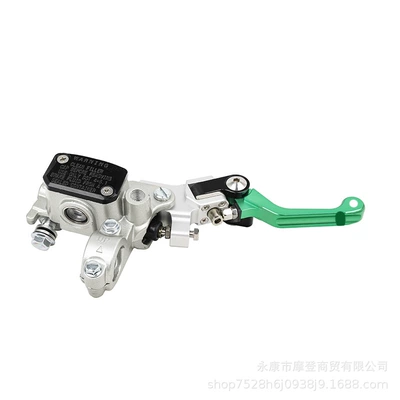 Brake Pump with Foldableing – Motorcycle Handle Cover - brake-pump-with-anti-fall-green-handle