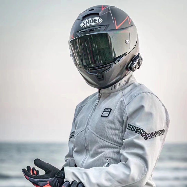 FEHER Feier Motorcycle Summer Cycling Suit Men's Racing Knight Mesh Anti-fall Breathable Motorcycle Suit 2311