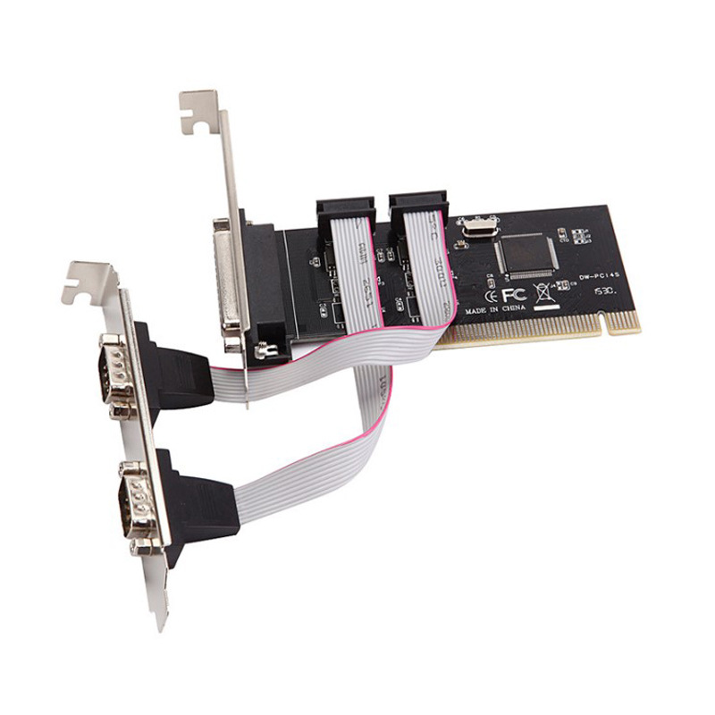 PCI转1并2串口卡 COM口 RS232 9针设备 PCI扩展卡工控卡