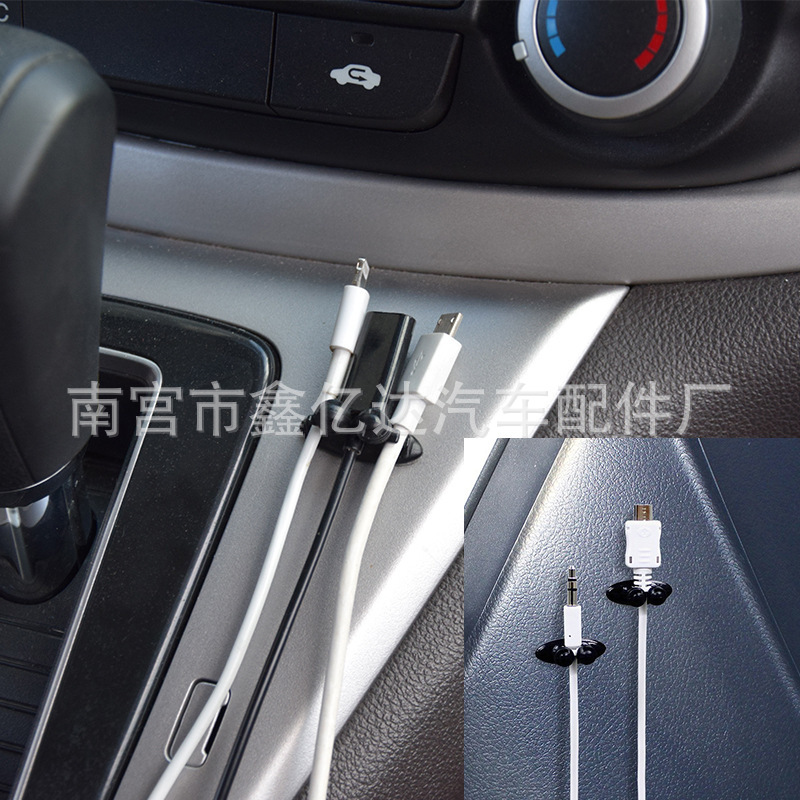 Abrazadera de arnés de cableado montada en el vehículo abrazadera de cable conveniente multiusos abrazadera de organización hebilla de cable de fijación hebilla de cable de instalación única L232