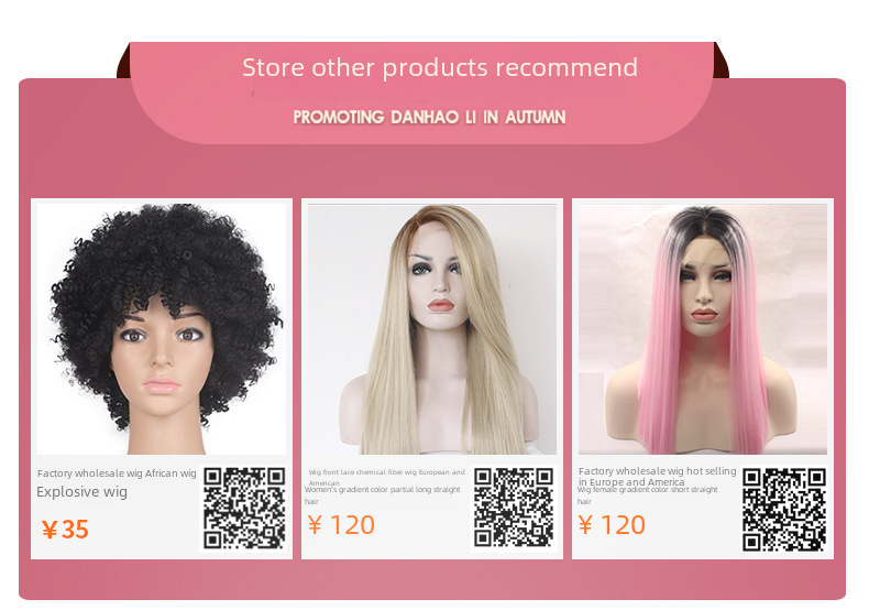 Kurze Lockige Kunsthaar Perücke Für Damen Afrikanischer Stil_voghion.com