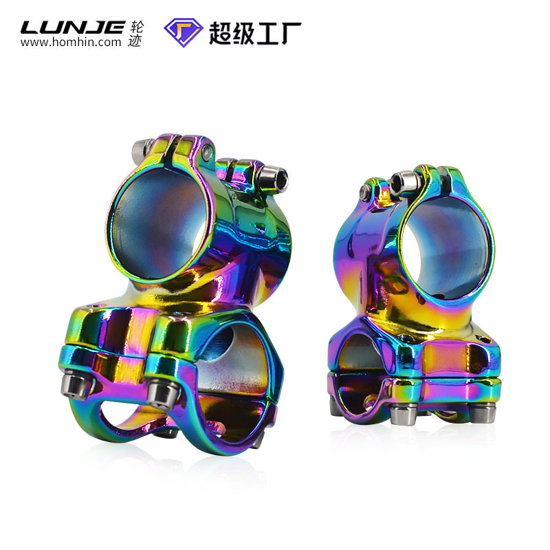 Vástago de la bicicleta aleación de aluminio forjado ultra-ligero tallo corto 25,4/31,8mm equilibrio coche tallo accesorios para bicicletas