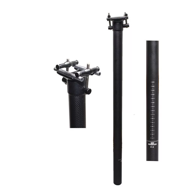 Folding bike, seat post carbon fibre