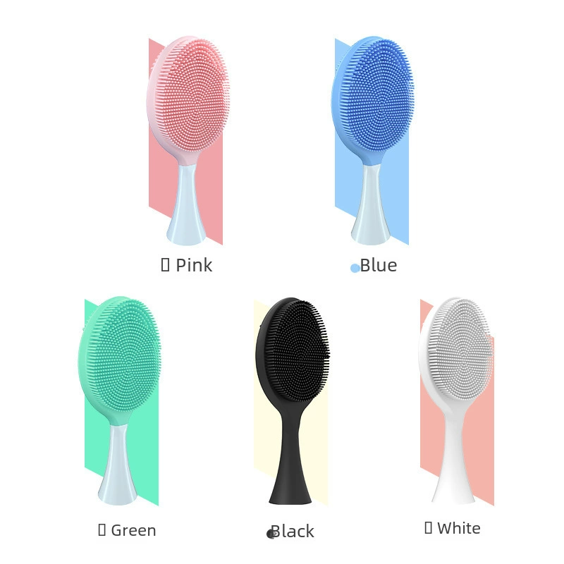 Silicone changeable toothbrush for face washing, silicone brush, cleansing milk