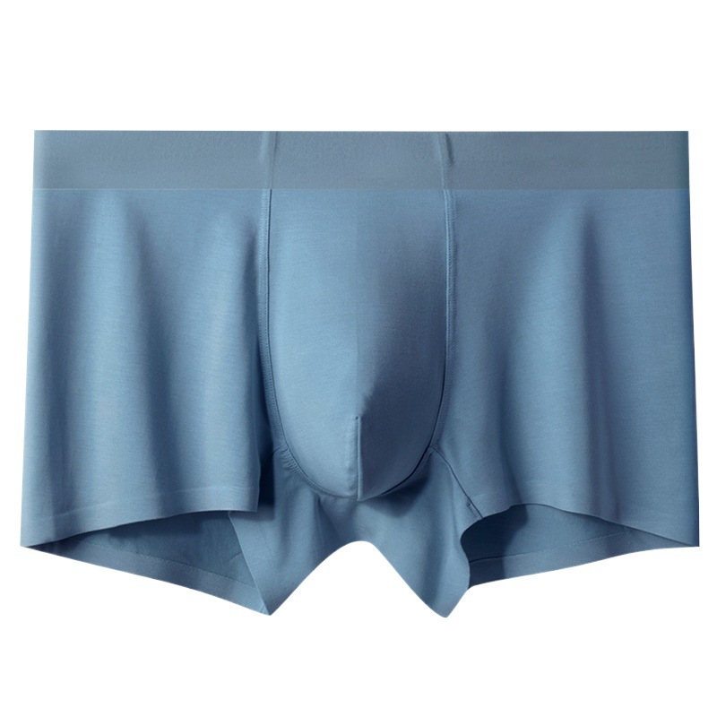 60 ropa interior modal para hombre, seda de morera para hombre, 7A, antibacteriano, sin costuras, pantalones cortos bóxer para niños transpirables