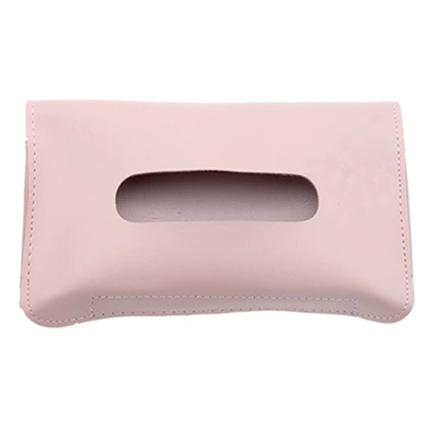Car tissue box/set Car Sun Visor Hanging Tissue - pink-strap-style